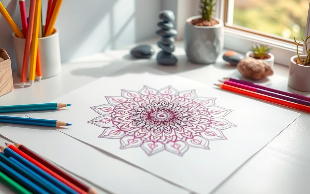 Mandala malen Achtsamkeit