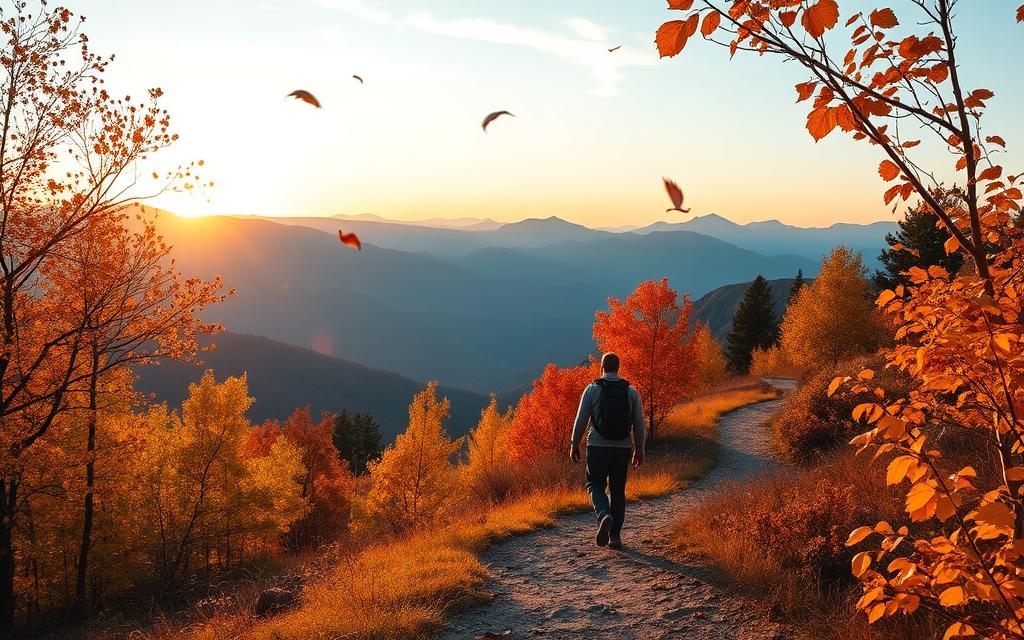 Wandern im Herbst