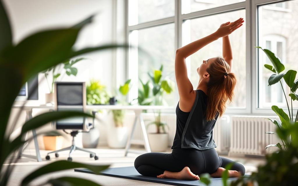 Yoga im Büro