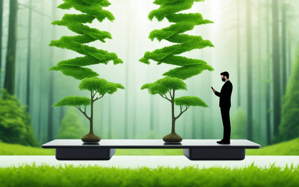 Digitale Balance