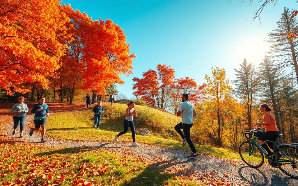 “Herbstliche Bewegung: So bleibst du auch bei kühlen Temperaturen fit”